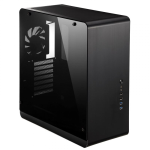 Jonsbo UMX4 Black (Window version) táp nélküli ablakos ház fekete